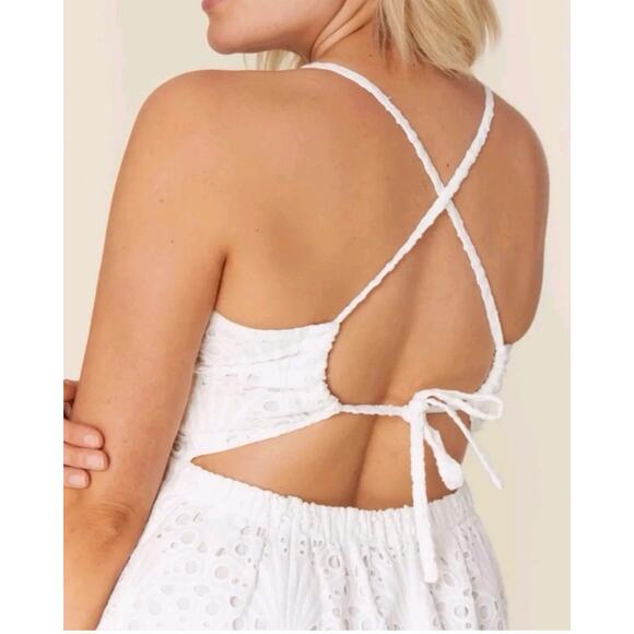 NWT Andie The Roatan Midi Dress White Women’s Medium - Picture 3 of 4
